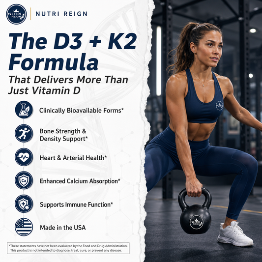 Vitamin D3 + K2 — Extra Strength