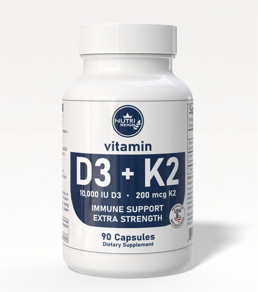 Vitamin D3 + K2 — Extra Strength